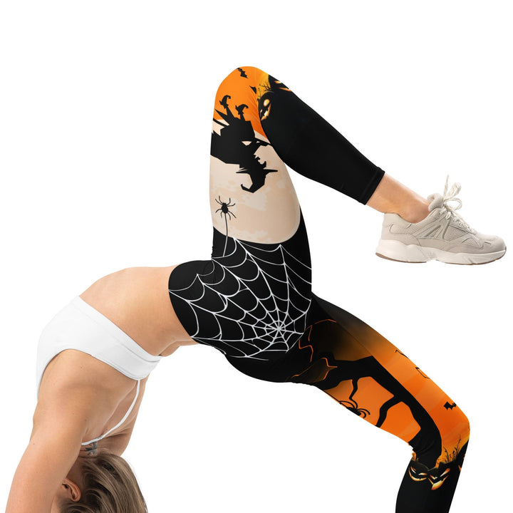 Leggings de Halloween Noche de Luna con estampado nocturno con motivos de Halloween – imagen 14