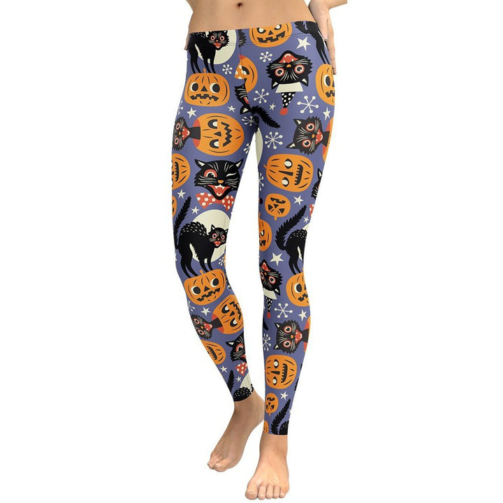 Leggings de Halloween Clásico de Halloween con estampado clásico de Halloween – imagen 5