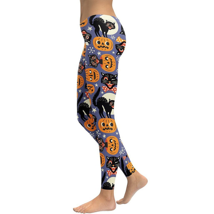 Leggings de Halloween Clásico de Halloween con estampado clásico de Halloween – imagen 1