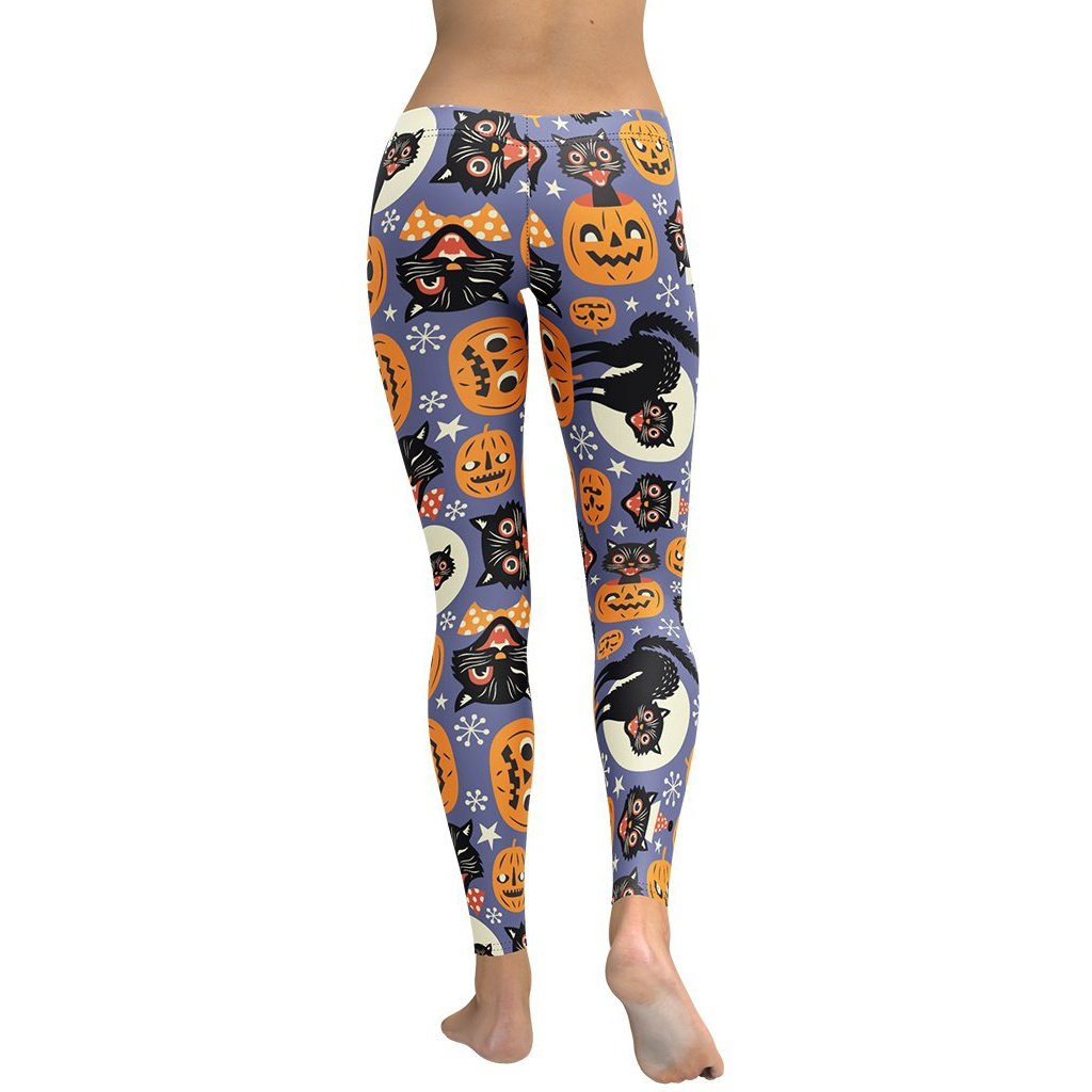 Leggings de Halloween Clásico de Halloween con estampado clásico de Halloween – imagen 3