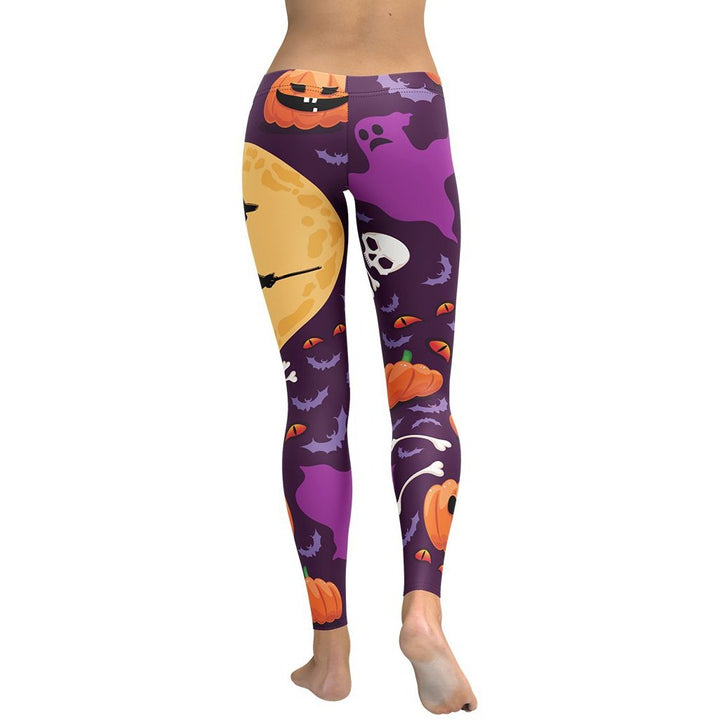 Leggings de Halloween Bruja Mística con estampado de brujería – imagen 3