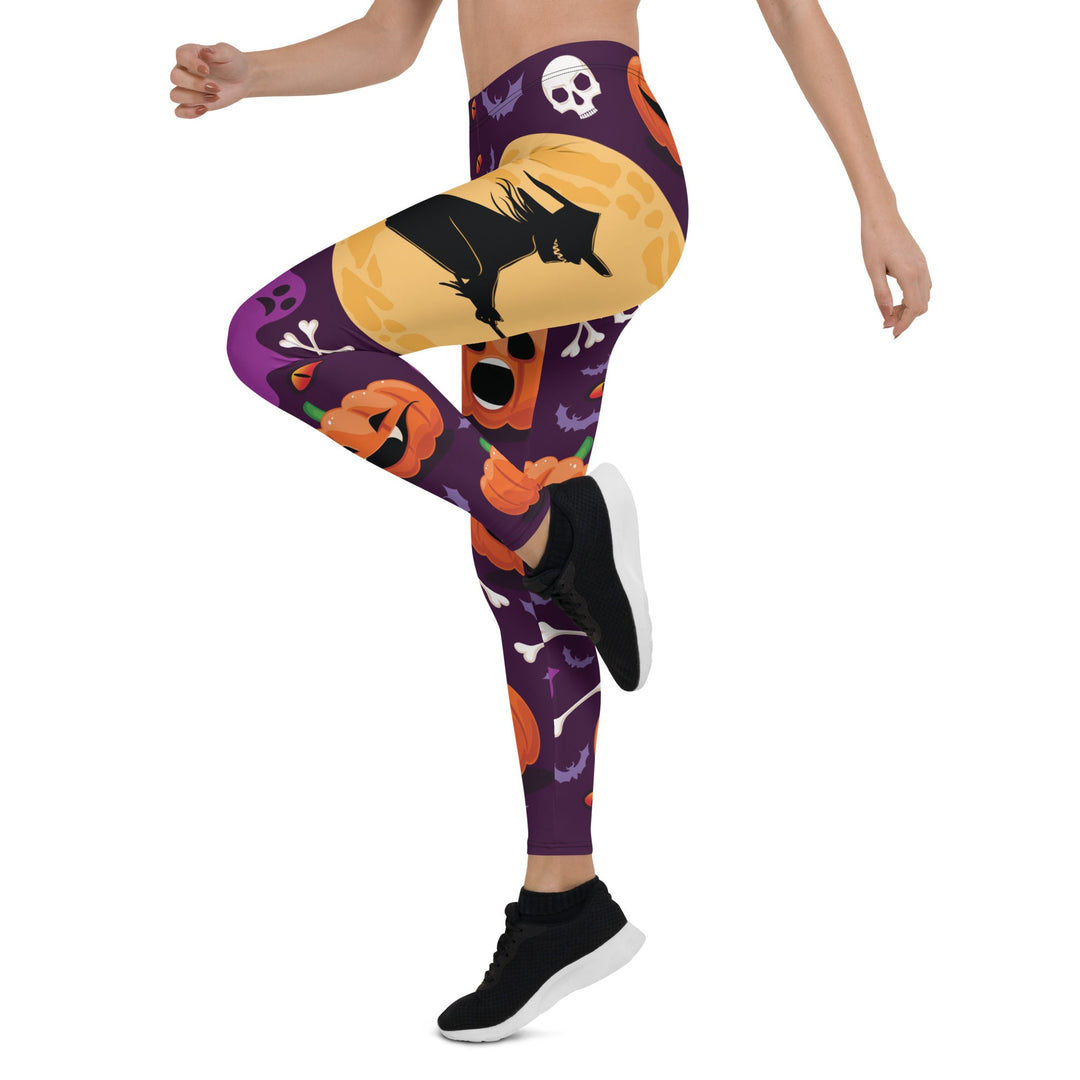 Leggings de Halloween Bruja Mística con estampado de brujería – imagen 6