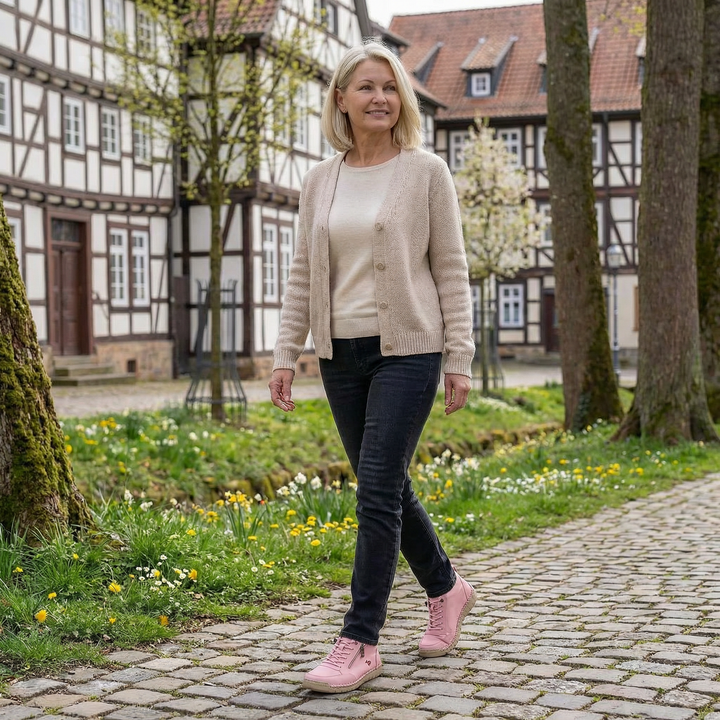 Mila | Zapatillas Ortopédicas con Cremallera