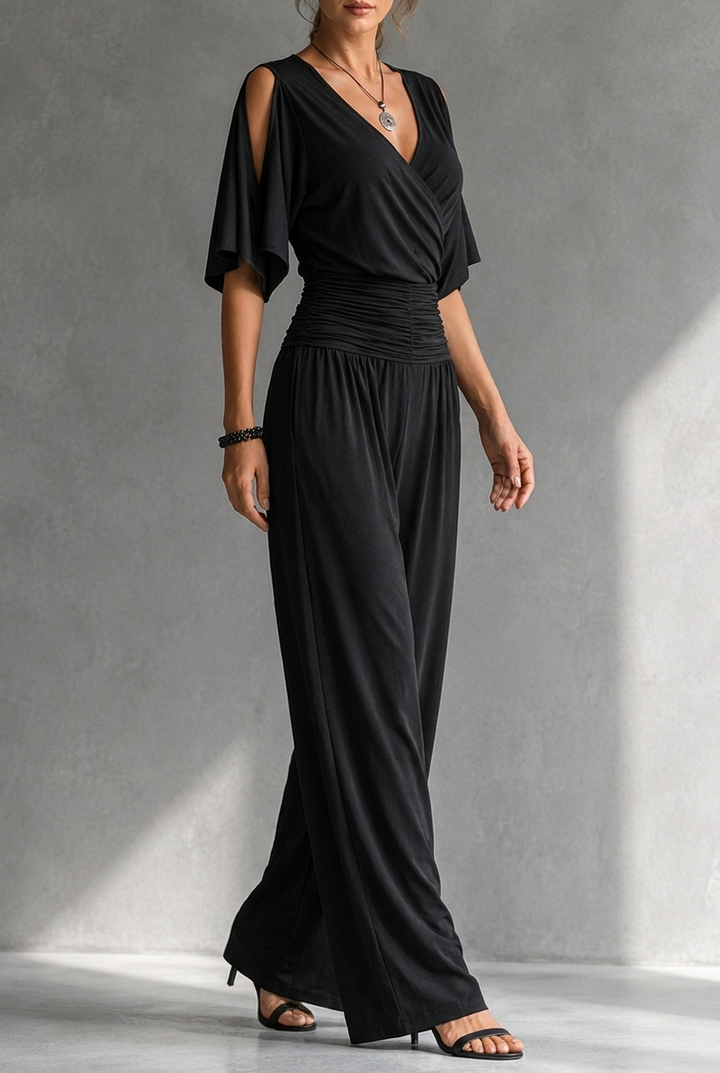 Chiara | Mono Elegante con Hombros Descubiertos