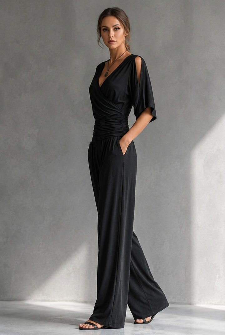 Chiara | Mono Elegante con Hombros Descubiertos