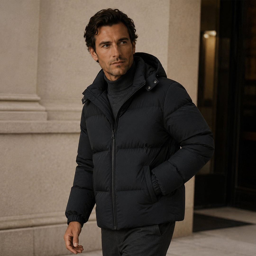 Beltrán | La Chaqueta Puffer con Capucha Aislante y Cálida para Hombres Whitaker