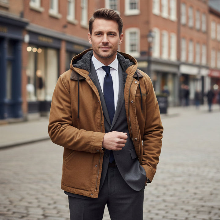 La Chaqueta con Capucha Forrada de Forro Polar para Hombre Westwood