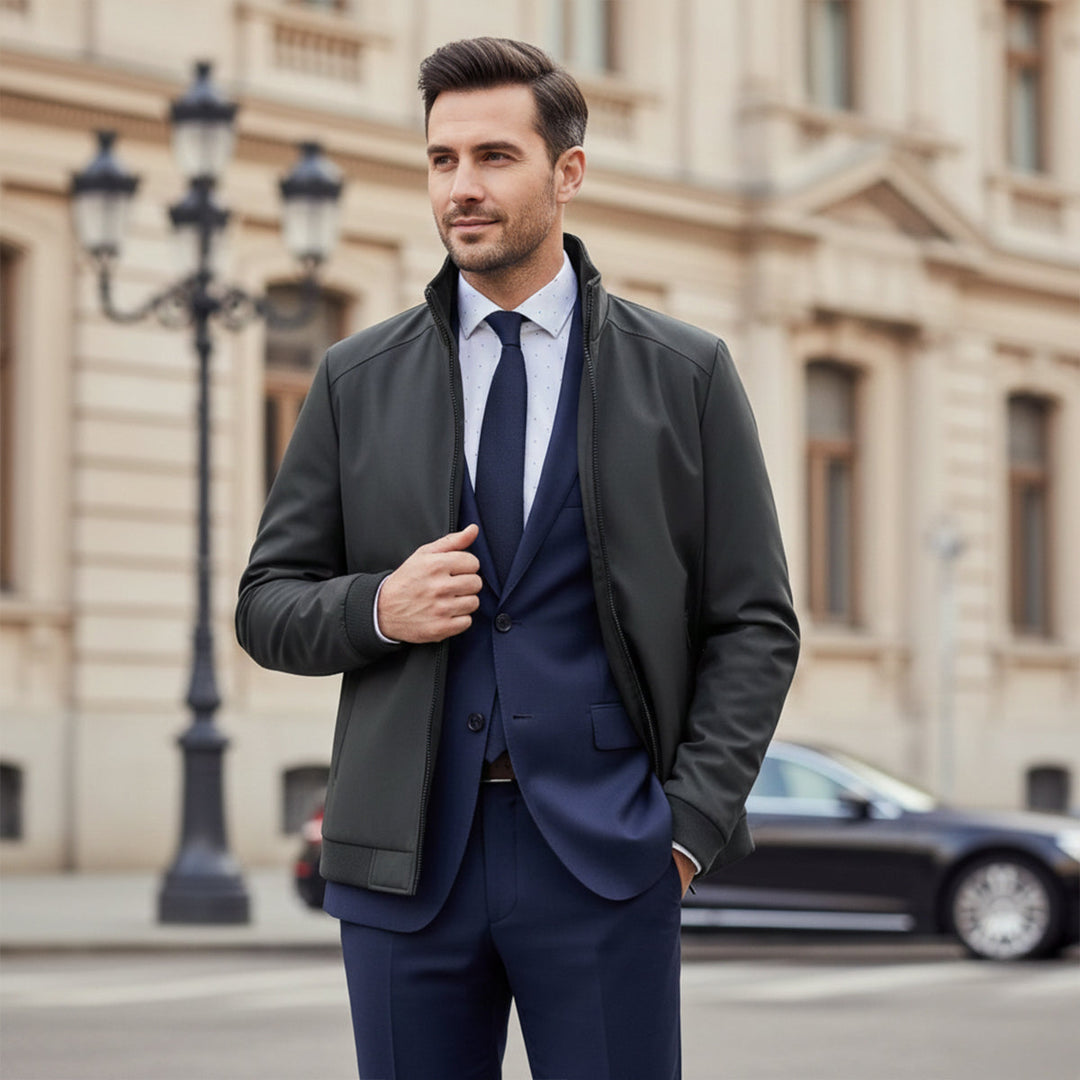 Lisandro | La Chaqueta Elegante de Forro de Forro Polar Cálido para Hombre Sleyever