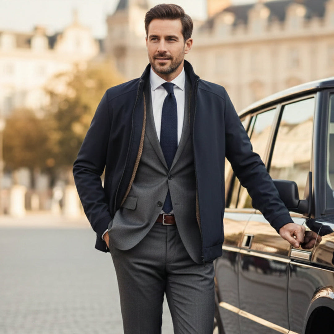 Lisandro | La Chaqueta Elegante de Forro de Forro Polar Cálido para Hombre Sleyever