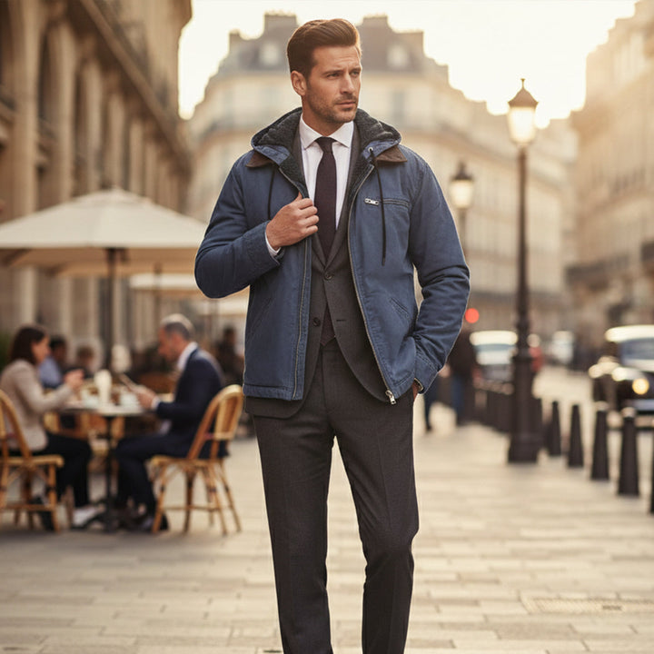 La Chaqueta con Capucha Forrada de Forro Polar para Hombre Westwood