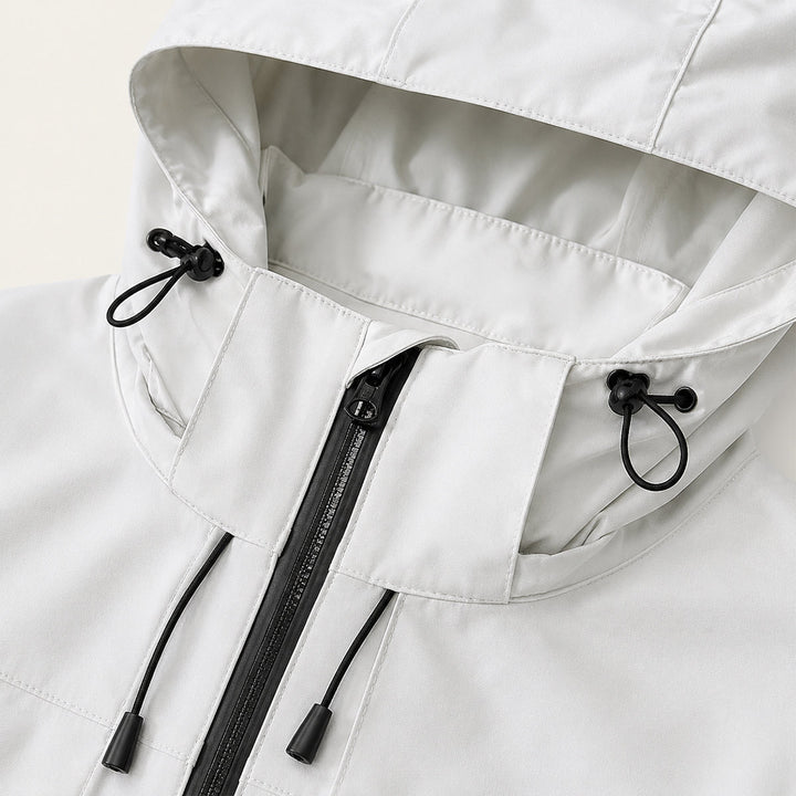 Eladio | La Chaqueta Ligera Impermeable Seathwaite – Chaqueta de Lluvia con Capucha para Hombres