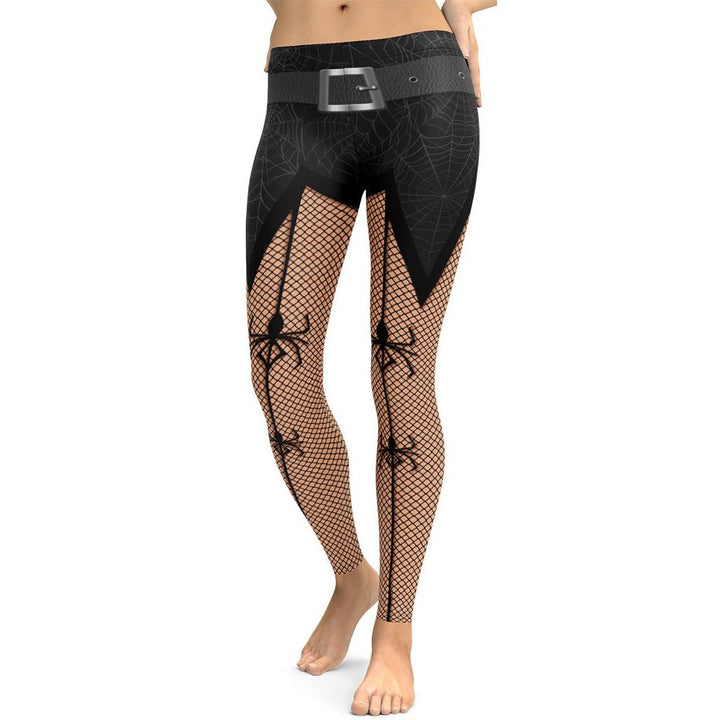 Leggings de Halloween Arañas Traviesas con estampado de arañas – imagen 1