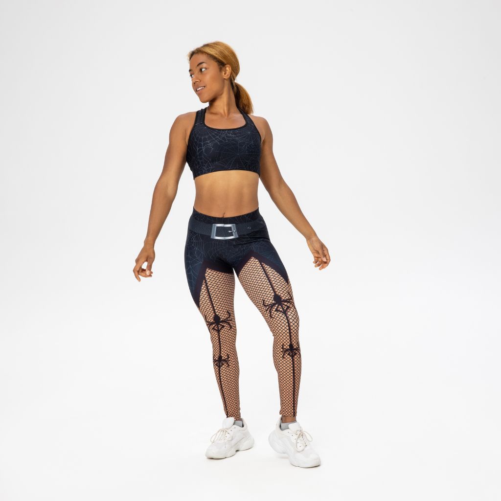 Leggings de Halloween Arañas Traviesas con estampado de arañas – imagen 3