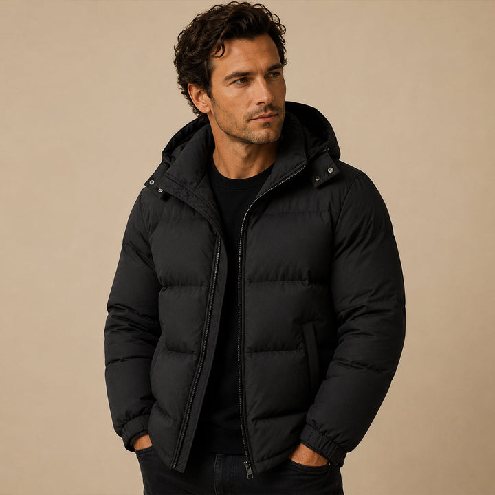 Beltrán | La Chaqueta Puffer con Capucha Aislante y Cálida para Hombres Whitaker