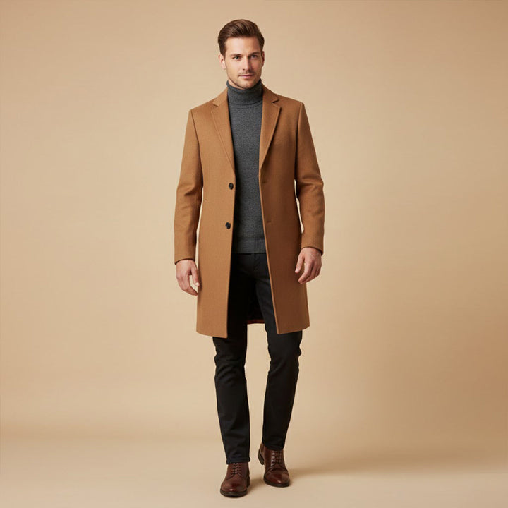 Asier | El Abrigo Largo Elegante de Invierno para Hombre Ascot
