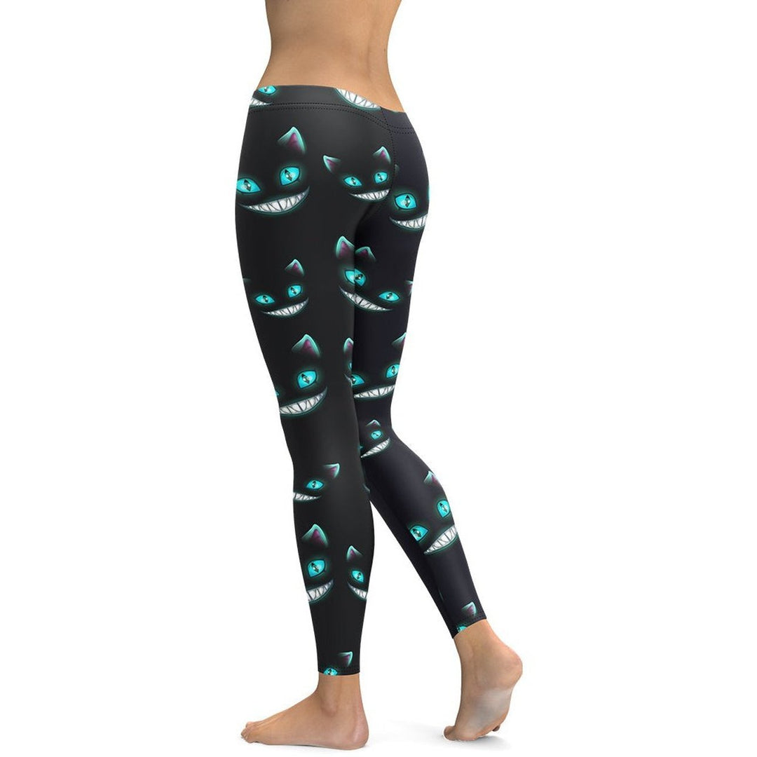Leggings de Halloween Felinos en la Sombra con estampado de gatos misteriosos – imagen 2