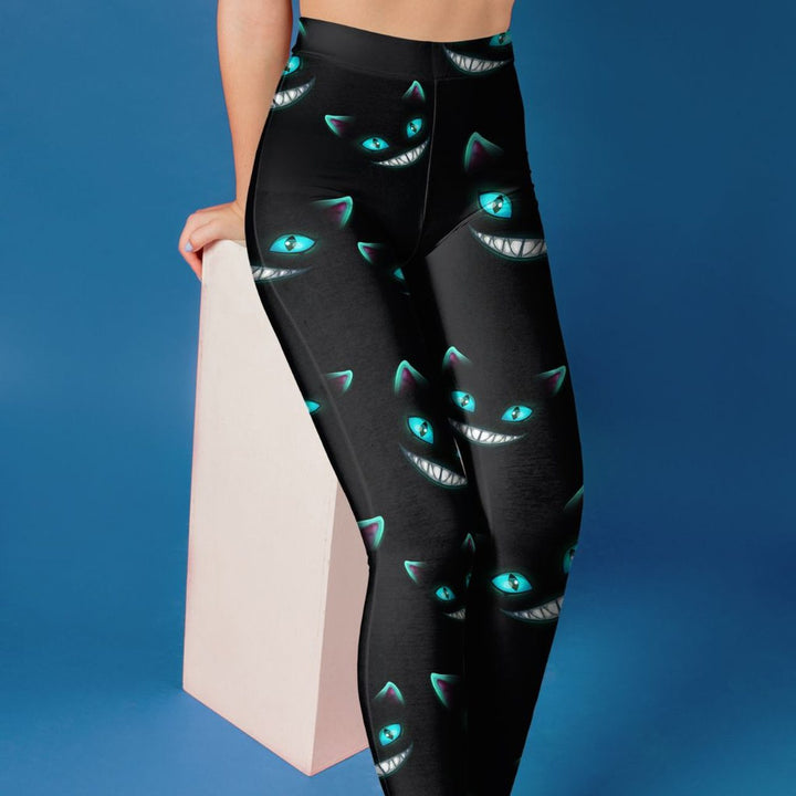 Leggings de Halloween Felinos en la Sombra con estampado de gatos misteriosos – imagen 3