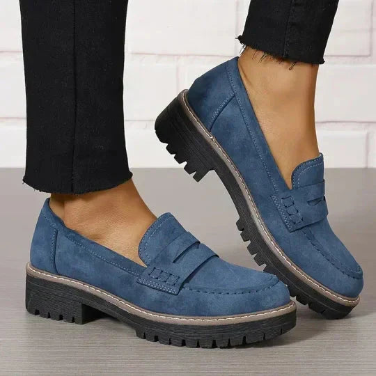 Étiennette | Mocasines Ortopédicos con Suela de Cuña - Beige