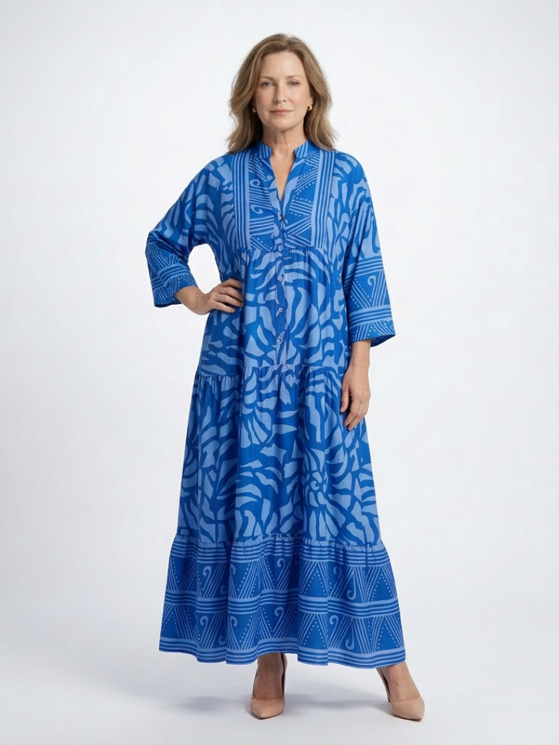 Vestido Midi con Botones en el Frente Marielle - Juliaver Madrid (vista 4)