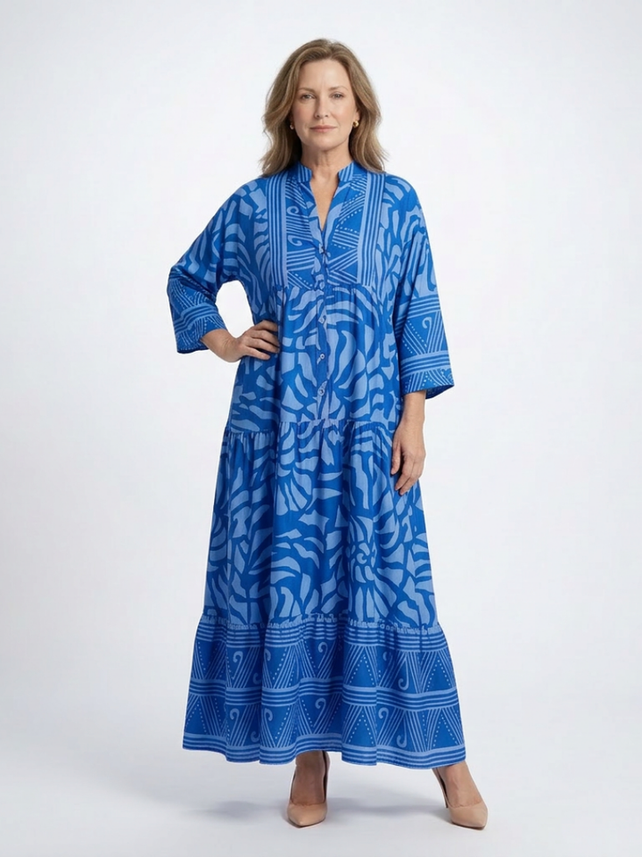 Vestido Midi con Botones en el Frente Marielle - Juliaver Madrid (vista 4)