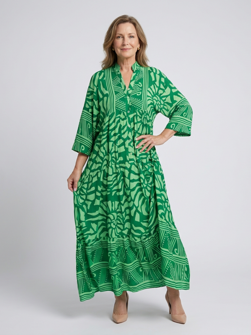 Vestido Midi con Botones en el Frente Marielle - Juliaver Madrid (vista 6)