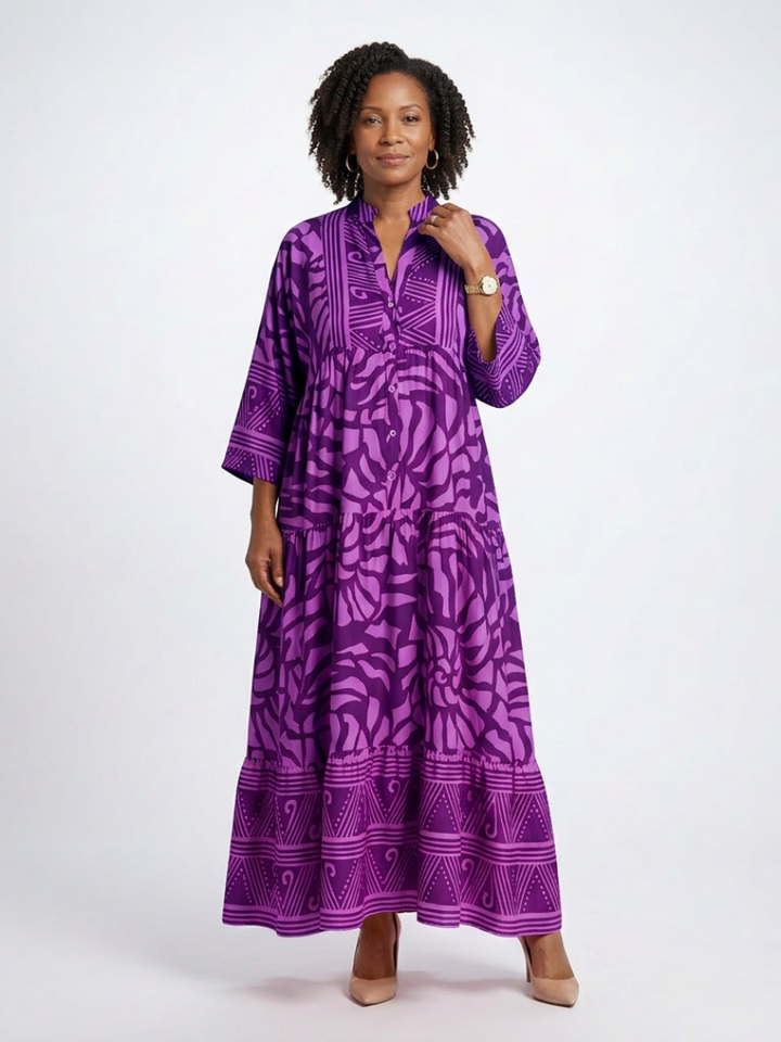 Vestido Midi con Botones en el Frente Marielle - Juliaver Madrid (vista 5)