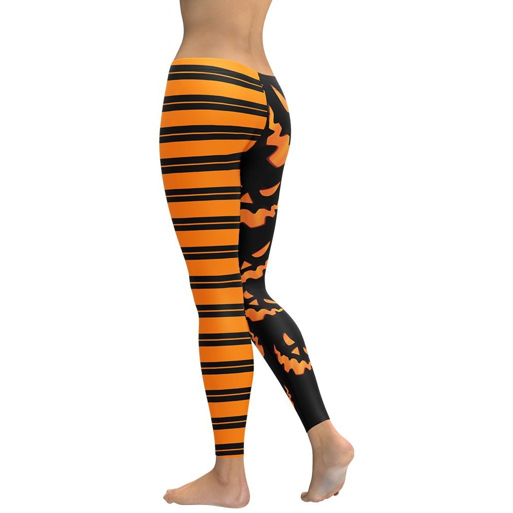Leggings de Halloween Doble Estampado con doble estampado de criaturas de Halloween – imagen 3