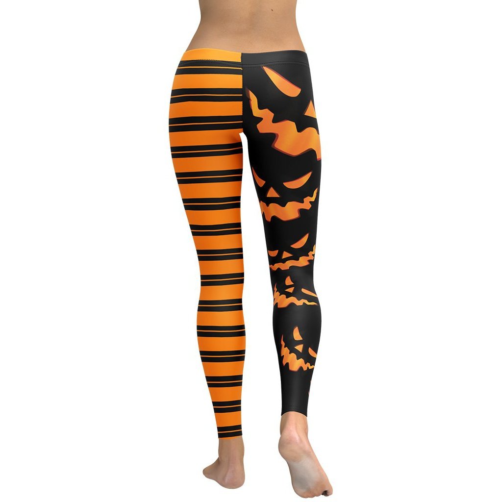 Leggings de Halloween Doble Estampado con doble estampado de criaturas de Halloween – imagen 4