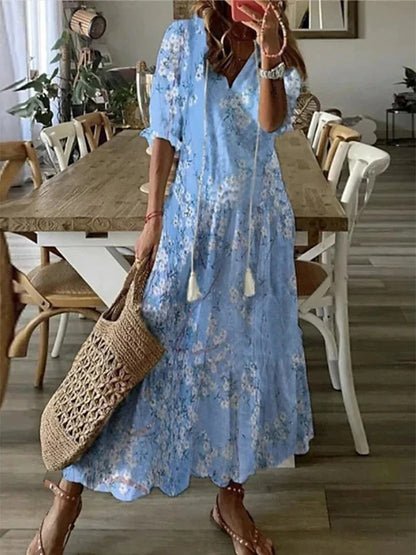 LUNA | Vestido boho con ajuste favorecedor